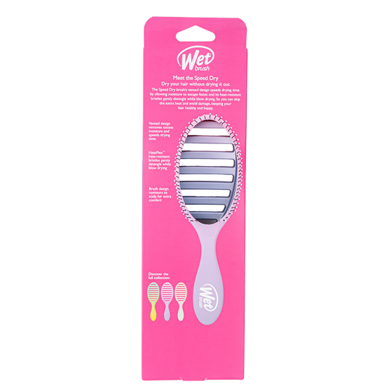 ESCOVA DE CABELO SPEED DRY OMBRE ROSA/ROXA